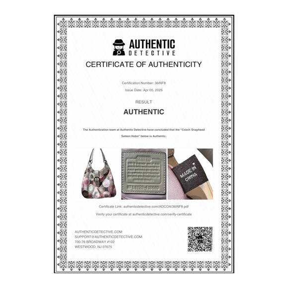 ❌SOLD❌Coach Snaphead Sateen Hobo Bag EUC - Picture 14 of 15